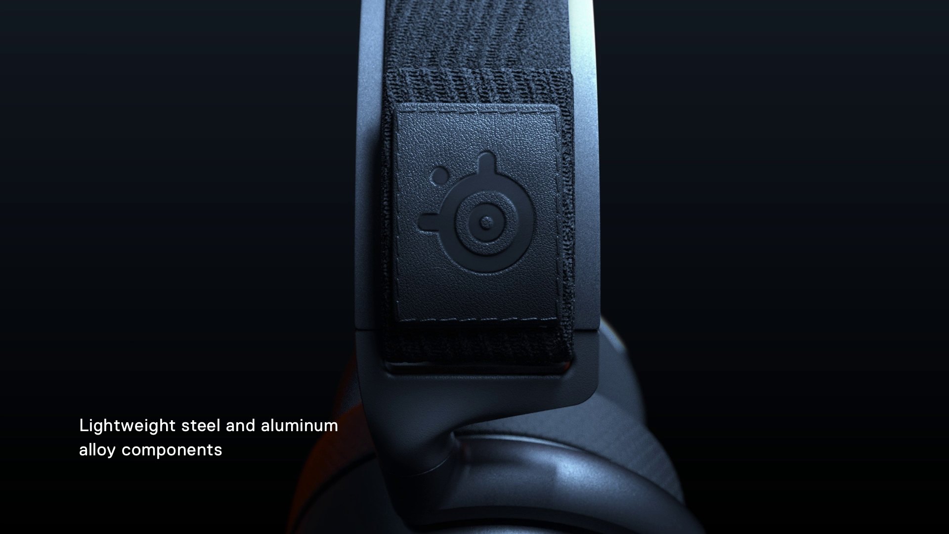 Arctis Pro Wireless headset from a side angle