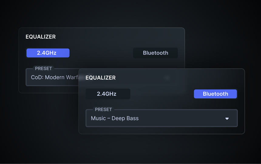 An image presenting different settings available in mobile app.