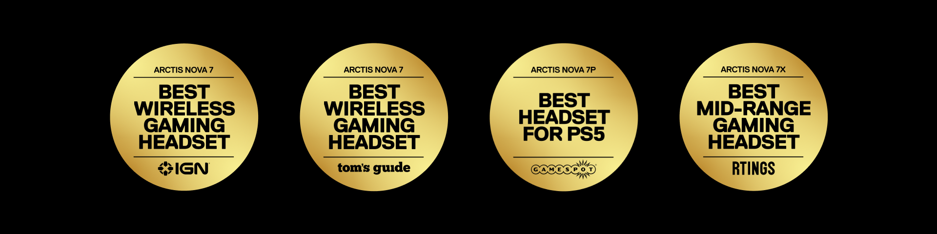 Award badges.