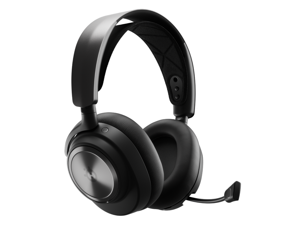 
 An Arctis Nova Pro Wireless angle view.
 