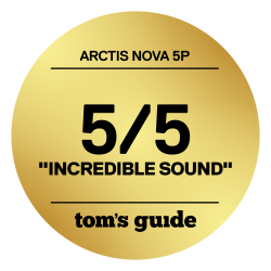 Award badge, 5/5 review from Tom's guide.