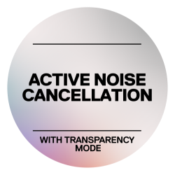 Device with Active Noise Cancellation.