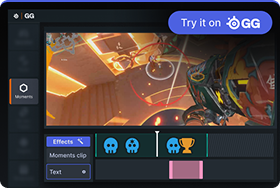 A visualization of the SteelSeries Moments user interface.